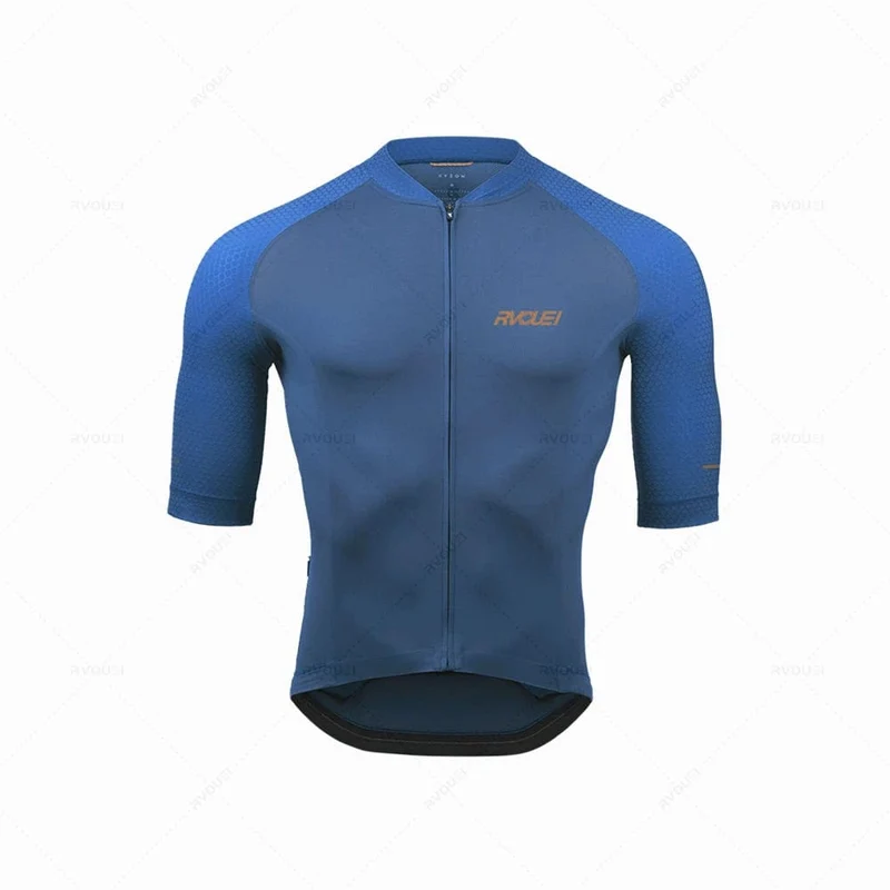 2023 Rvouei Pro Team Fahrradbekleidung Herren New Road Bike Wear Rennbekleidung Atmungsaktives Radtrikot-Set Ropa Ciclismo Maillot