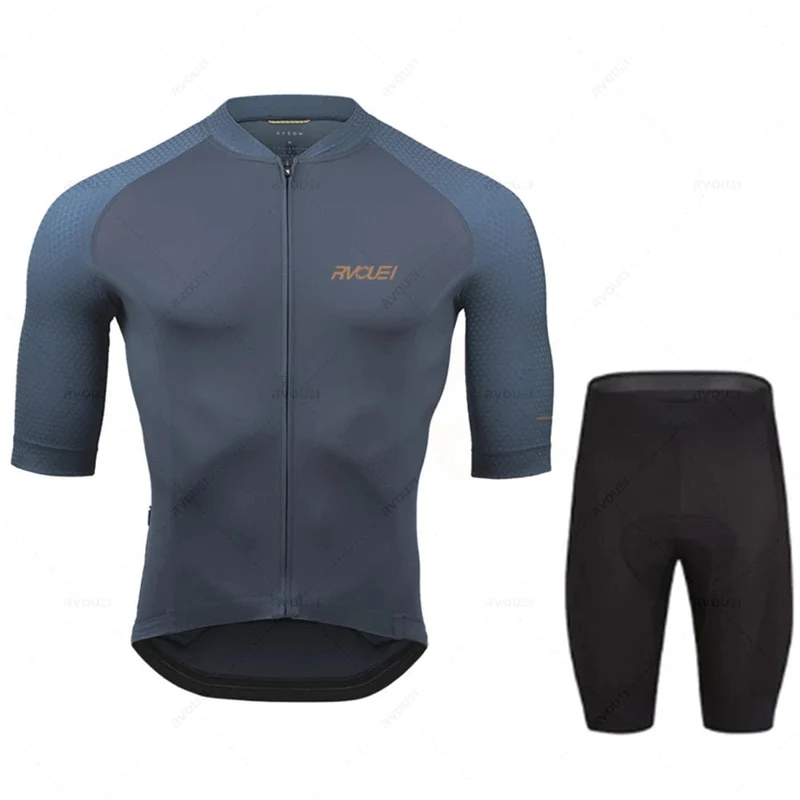 2023 Rvouei Pro Team Fahrradbekleidung Herren New Road Bike Wear Rennbekleidung Atmungsaktives Radtrikot-Set Ropa Ciclismo Maillot