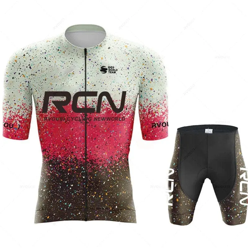 Ropa De Ciclismo 2023 RCN Neue Ankunft Sommer herren Kurzarm Radfahren Shirt Triathlon Team MTB Mountain Race Radfahren Kleidung
