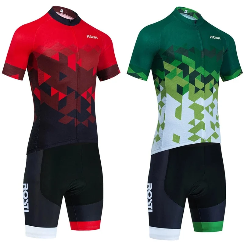 2024 ROSTI Radfahren Jersey Team Pro Bike Maillot Jersey Shorts Anzug Männer Frauen Mode 20D Ropa Ciclismo Bicycl Jerysey Kleidung