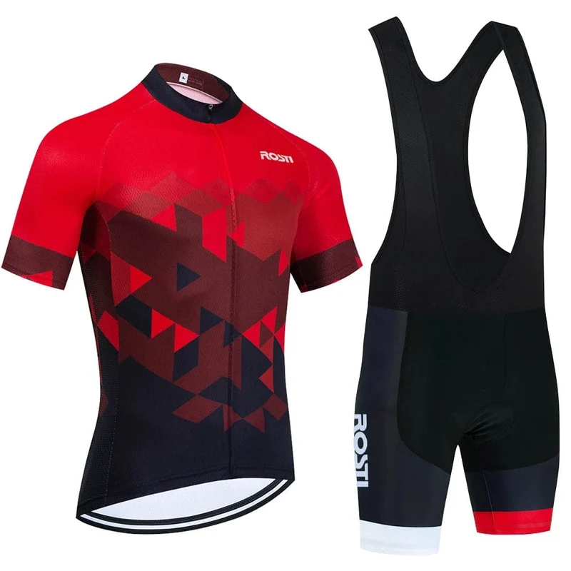2024 ROSTI Radfahren Jersey Team Pro Bike Maillot Jersey Shorts Anzug Männer Frauen Mode 20D Ropa Ciclismo Bicycl Jerysey Kleidung