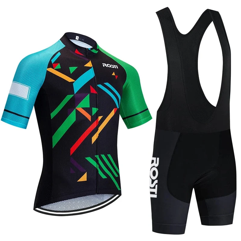 2024 ROSTI Radfahren Jersey Team Pro Bike Maillot Jersey Shorts Anzug Männer Frauen Mode 20D Ropa Ciclismo Bicycl Jerysey Kleidung