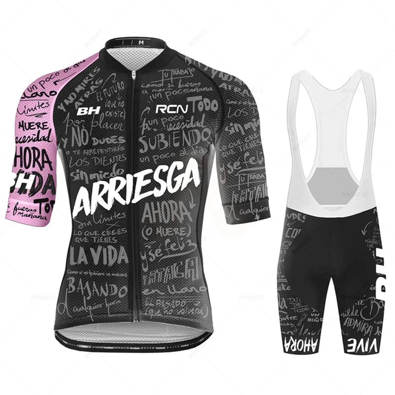 2023 neue Rcn Radfahren Jersey Sommer Set Team Fahrrad Kleidung Rennrad Anzug Bike Bib Shorts MTB Maillot Ciclismo Ropa bicicleta
