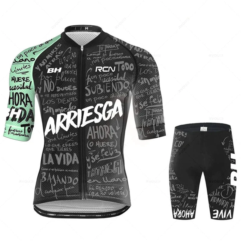 2023 neue Rcn Radfahren Jersey Sommer Set Team Fahrrad Kleidung Rennrad Anzug Bike Bib Shorts MTB Maillot Ciclismo Ropa bicicleta
