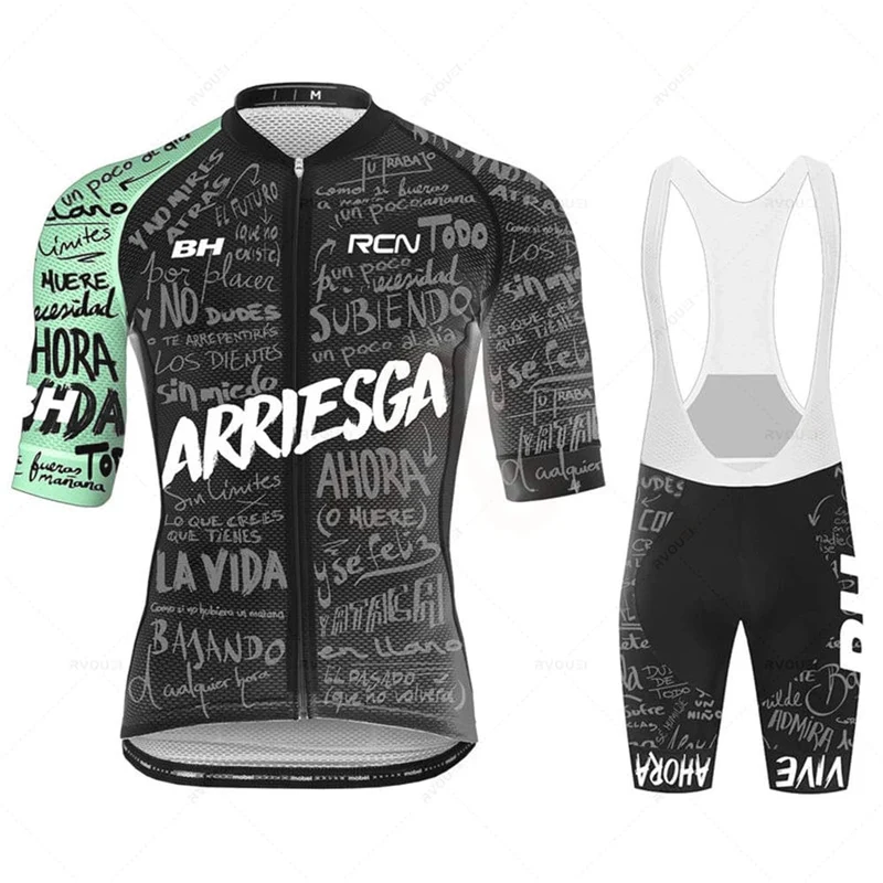 2023 neue Rcn Radfahren Jersey Sommer Set Team Fahrrad Kleidung Rennrad Anzug Bike Bib Shorts MTB Maillot Ciclismo Ropa bicicleta