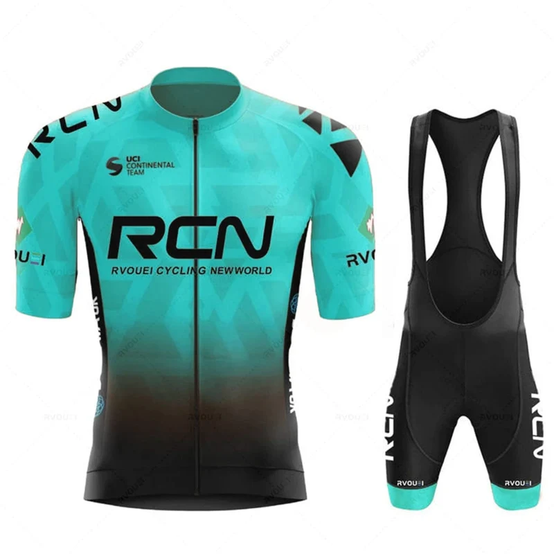 2023 RCN Team Radfahren Jersey Set Sommer Atmungsaktive Rennrad Anzug Reiten Uniform Bike MTB Kleidung Neue Sport Radfahren Kits