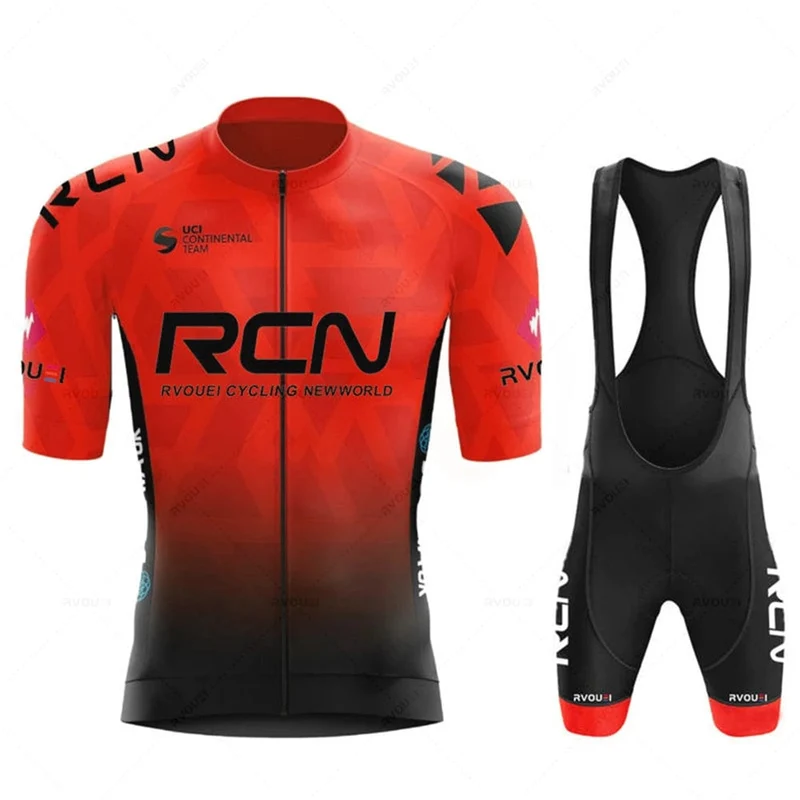 2023 RCN Team Radfahren Jersey Set Sommer Atmungsaktive Rennrad Anzug Reiten Uniform Bike MTB Kleidung Neue Sport Radfahren Kits
