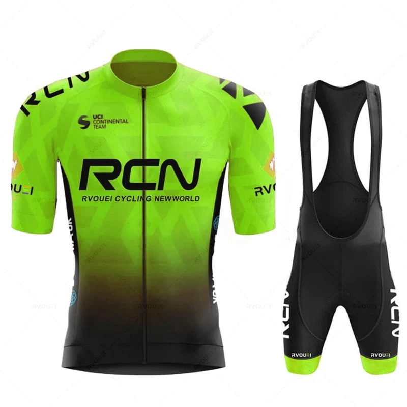 2023 RCN Team Radfahren Jersey Set Sommer Atmungsaktive Rennrad Anzug Reiten Uniform Bike MTB Kleidung Neue Sport Radfahren Kits