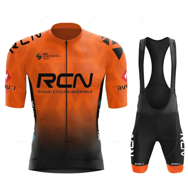 2023 RCN Team Radfahren Jersey Set Sommer Atmungsaktive Rennrad Anzug Reiten Uniform Bike MTB Kleidung Neue Sport Radfahren Kits