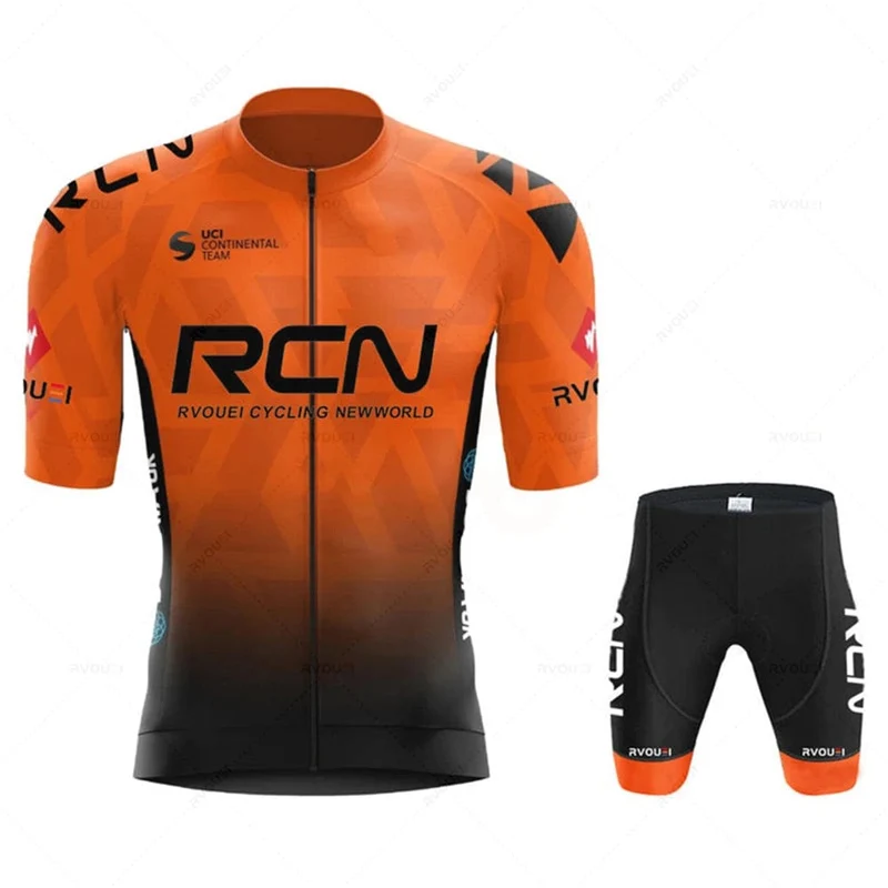 2023 RCN Team Radfahren Jersey Set Sommer Atmungsaktive Rennrad Anzug Reiten Uniform Bike MTB Kleidung Neue Sport Radfahren Kits