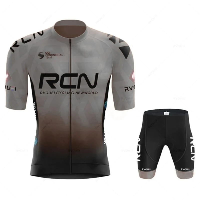 2023 RCN Team Radfahren Jersey Set Sommer Atmungsaktive Rennrad Anzug Reiten Uniform Bike MTB Kleidung Neue Sport Radfahren Kits