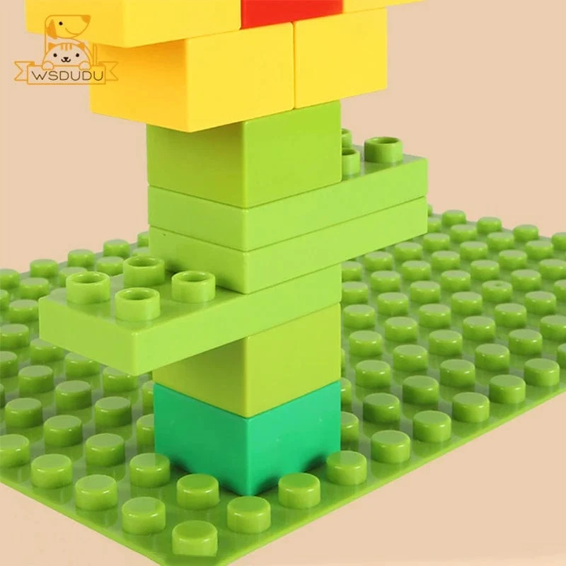 Rutsche Marmorkugeln Bausteine ​​Tier Dinosaurier Rennen Laufstrecke Modellbau Stapel Große Ziegel Spiel Puzzle Spielzeug Kind Geschenk