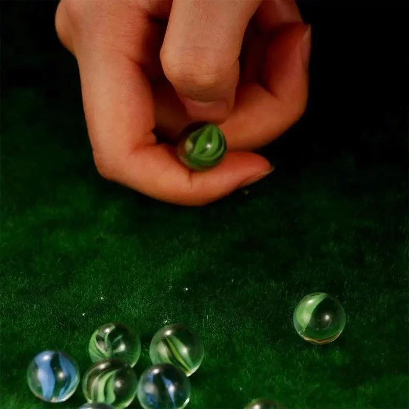 10/50PCS 25/14mm Bunte Glas Murmeln Spielzeug Kinder Marmor Kugeln Laufen Spiel Solitaire Spielzeug Accs Vase Füllstoff & Aquarium Hause Spielzeug Geschenk