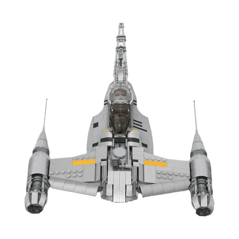 MOC Raum klassische Modell Kämpfer N-1 Bausteine ​​für Nabools-Kampf Flugzeug Ziegel Display Spielzeug für Kinder Geburtstag Geschenke