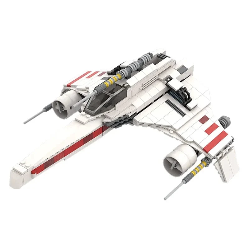 MOC Raum klassische Modell Kämpfer N-1 Bausteine ​​für Nabools-Kampf Flugzeug Ziegel Display Spielzeug für Kinder Geburtstag Geschenke