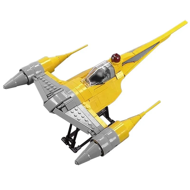 MOC Raum klassische Modell Kämpfer N-1 Bausteine ​​für Nabools-Kampf Flugzeug Ziegel Display Spielzeug für Kinder Geburtstag Geschenke