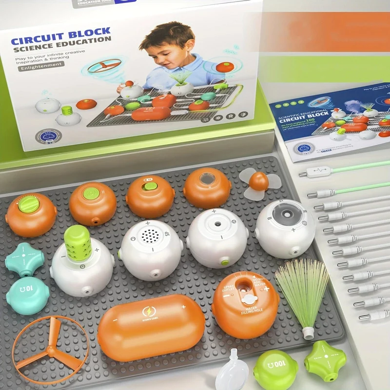 Kinder Schaltung Blöcke Wissenschaft Spielzeug Elektronische Schaltung Pädagogisches Spielzeug Für Childen Sportunterricht Lernen Montessori Spielzeug