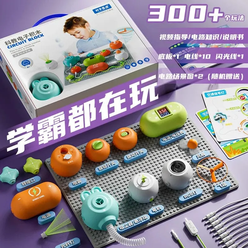 Kinder Schaltung Blöcke Wissenschaft Spielzeug Elektronische Schaltung Pädagogisches Spielzeug Für Childen Sportunterricht Lernen Montessori Spielzeug