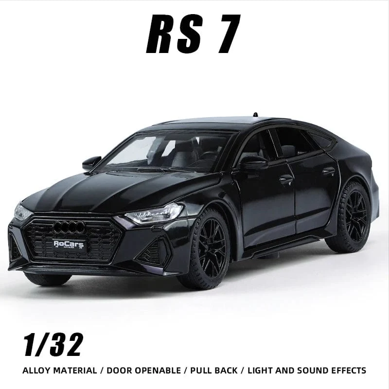 1:32 RS7 Sportback Legierung Auto Modell Diecast Metall Sound Licht Simulation Fahrzeug Sammlung Spielzeug Geschenk für Kind Zurückziehen Ein Stück
