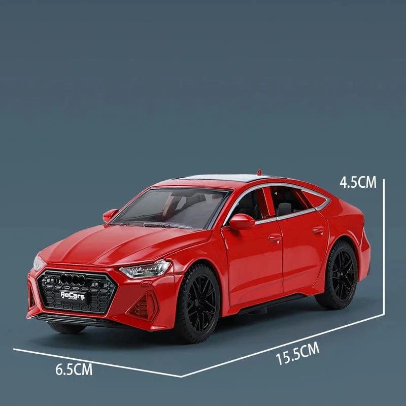 1:32 RS7 Sportback Legierung Auto Modell Diecast Metall Sound Licht Simulation Fahrzeug Sammlung Spielzeug Geschenk für Kind Zurückziehen Ein Stück