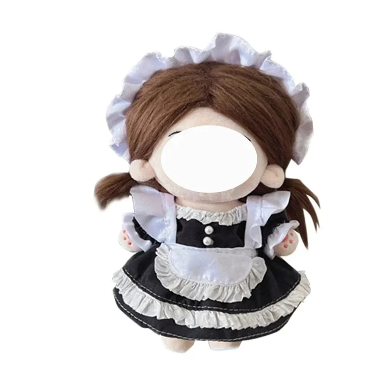 Hübsche Kleiderkleidung für 20 cm große Baumwoll-Plüschtiere, Anziehkleidung, Prinzessinnenrock, süßer lässiger Anzug, Socken-Set, Mädchen-Geburtstagsgeschenk