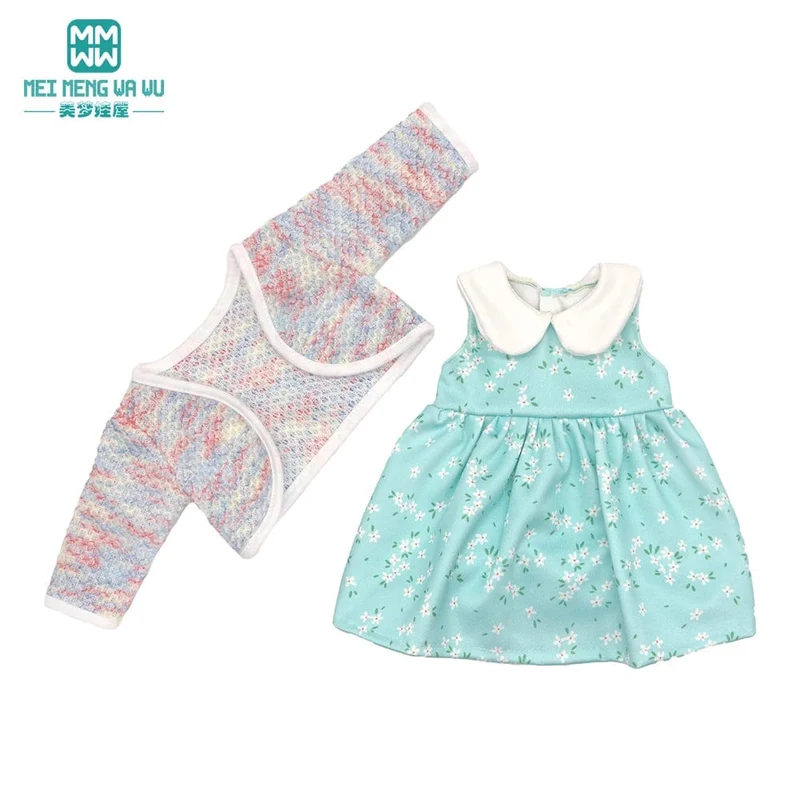 Kleidung für Puppen, passend für 43 cm große Spielzeug-Neugeborenenpuppe, amerikanische Puppe. Modische Baumwolljacke, rosa, rosa, rot, weiß, lila