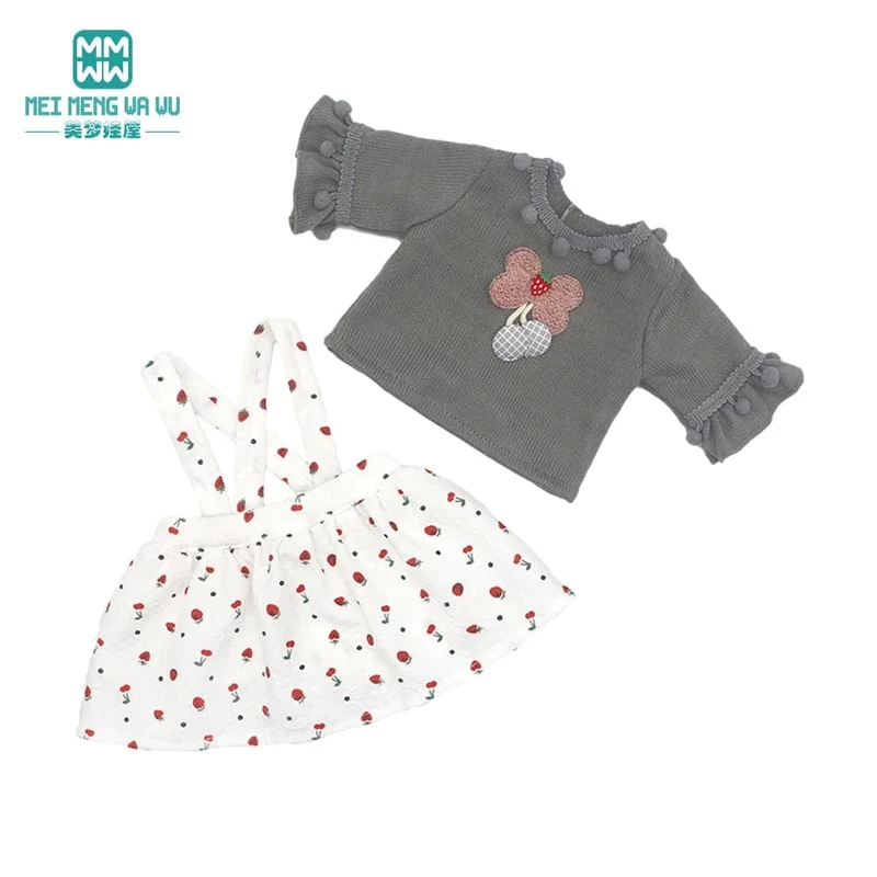 Kleidung für Puppen, passend für 43 cm große Spielzeug-Neugeborenenpuppe, amerikanische Puppe. Modische Baumwolljacke, rosa, rosa, rot, weiß, lila