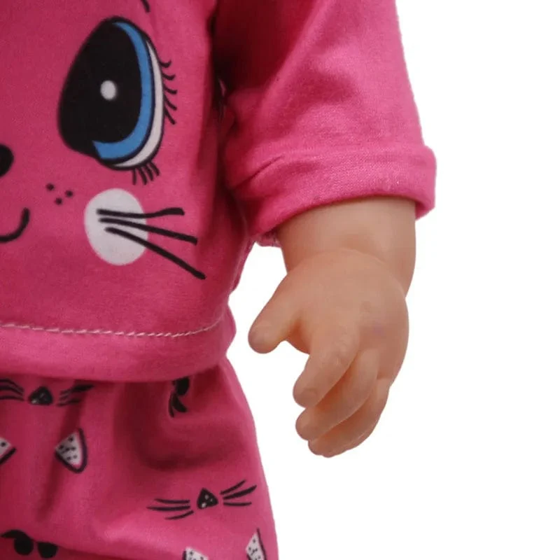 2 Teile/satz = Hemden + Hosen Puppenkleidung Zubehör Für Geborenes Baby 43 cm & 18 Zoll American Doll Mädchenspielzeug & Unsere Generation Nenuco