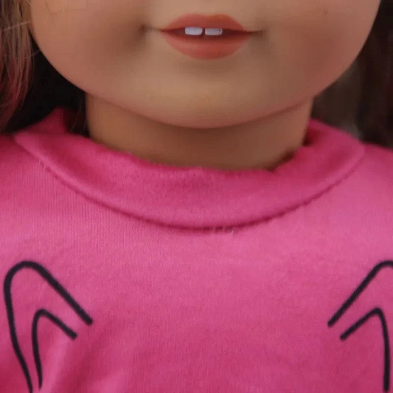2 Teile/satz = Hemden + Hosen Puppenkleidung Zubehör Für Geborenes Baby 43 cm & 18 Zoll American Doll Mädchenspielzeug & Unsere Generation Nenuco