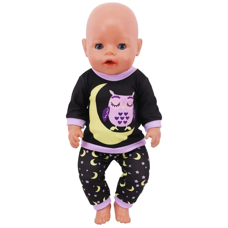 2 Teile/satz = Hemden + Hosen Puppenkleidung Zubehör Für Geborenes Baby 43 cm & 18 Zoll American Doll Mädchenspielzeug & Unsere Generation Nenuco