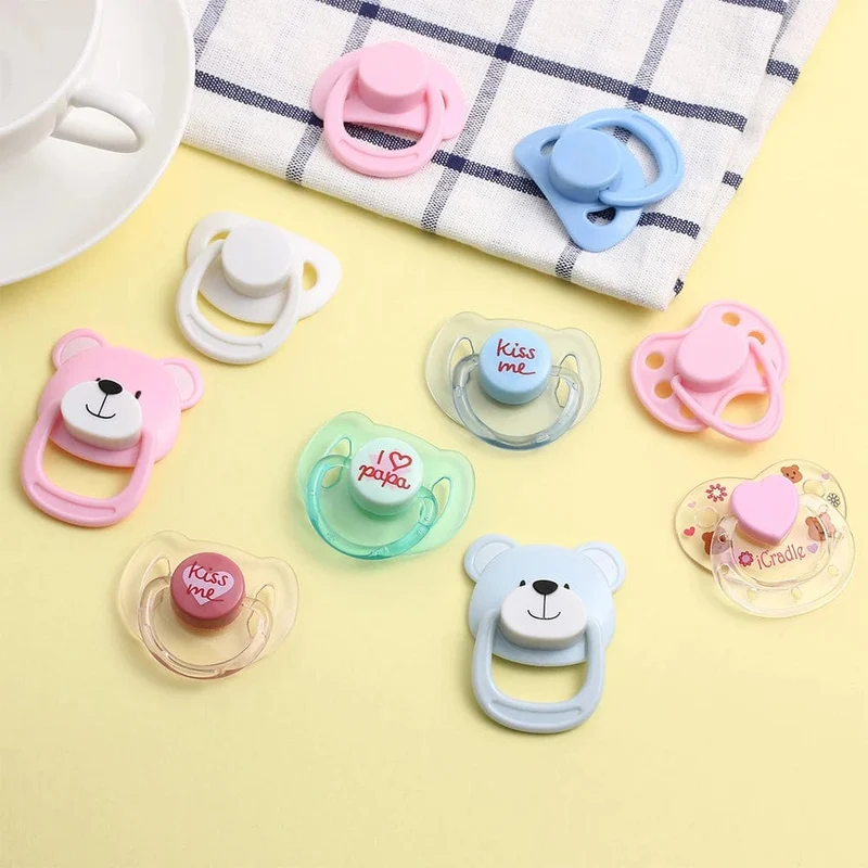 20 arten Nette Puppe Magnet Schnuller Simulation Schöne Neue Baby Kinder Spielzeug Dummy Nippel DIY Handgemachte Accessoires Puppe Liefert