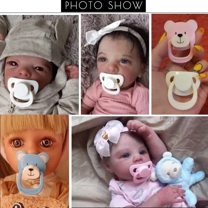 20 arten Nette Puppe Magnet Schnuller Simulation Schöne Neue Baby Kinder Spielzeug Dummy Nippel DIY Handgemachte Accessoires Puppe Liefert