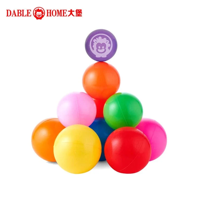 Ozeanball, Outdoor-Sport, Kunststoff, mit Laufstall, umweltfreundlich, Wasserbecken, Wellengrube, 7 cm, 50 Stück, Stress, Luft, lustiges Spielzeug für Kinder