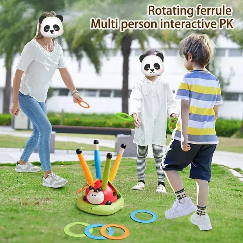 3 in 1 Marienkäfer Multifunktions-Trainingsgerät Ferrule Jump Rocket Launcher Sport Unterhaltung Spiel Outdoor Pädagogisches Spielzeug