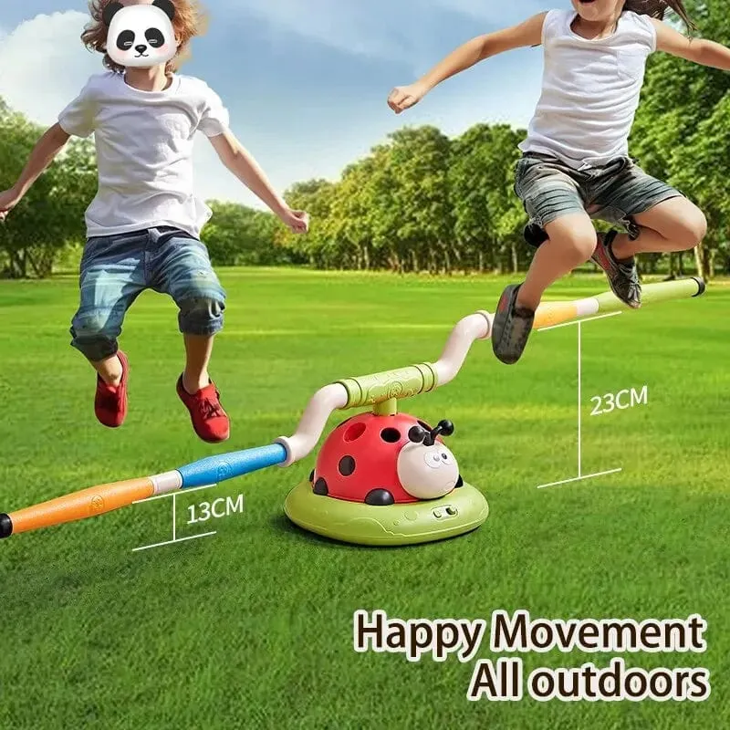 3 in 1 Marienkäfer Multifunktions-Trainingsgerät Ferrule Jump Rocket Launcher Sport Unterhaltung Spiel Outdoor Pädagogisches Spielzeug