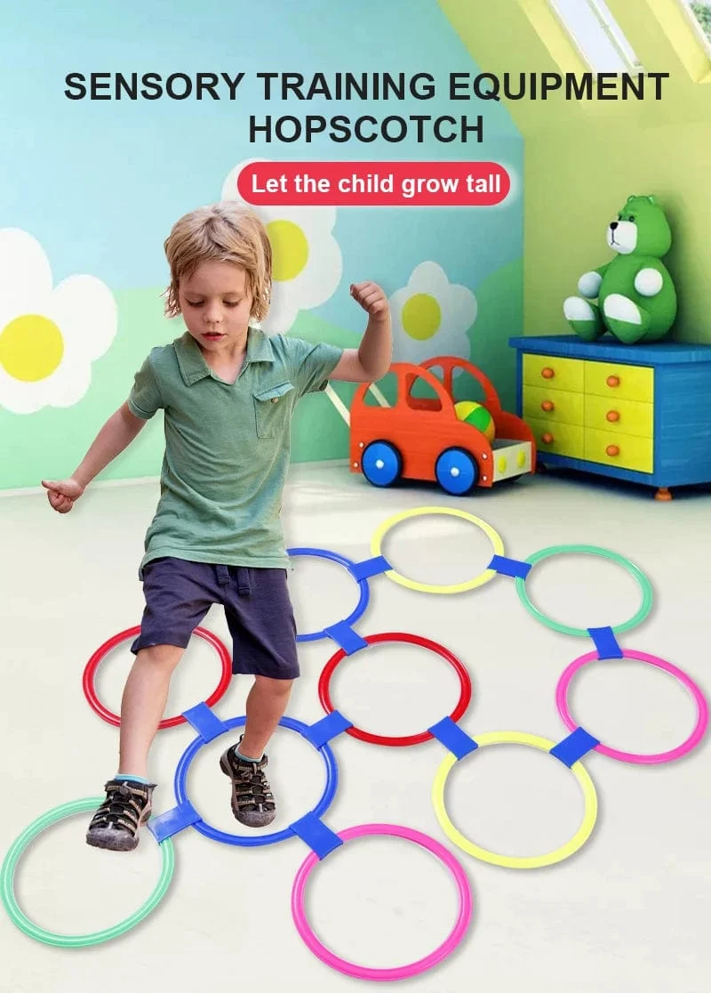 5 STÜCKE Kinder Outdoor Springring Kindergarten Kinder Sporttraining Lehrmittel Kinder Frühen Sport Lernspielzeug Spiele