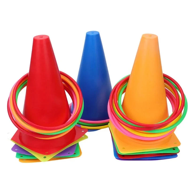 Kinder Spaß Ring Wurfspiel Outdoor Werfen Kunststoff Kreis Eltern-Kind Interaktiver Wettbewerb Kinder Sinnestraining