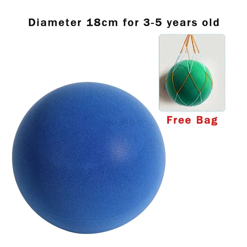 Leiser Basketball, Größe 7, quetschbarer, stummer Bouncing-Basketball, Indoor-Leiseball, Schaumstoff-Basketball, 24 cm, Bounce-Fußball, Sportspielzeug