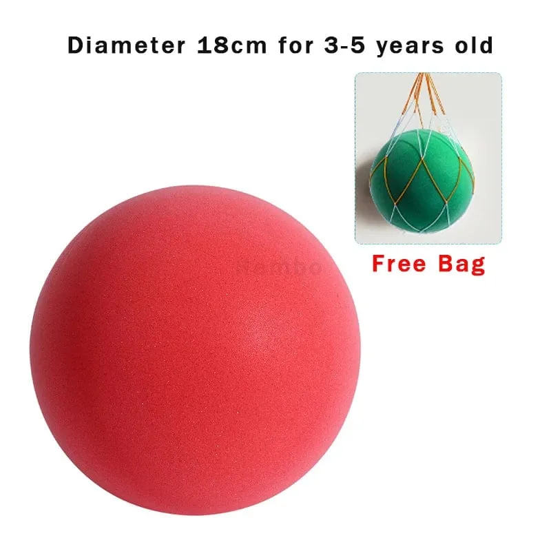 Leiser Basketball, Größe 7, quetschbarer, stummer Bouncing-Basketball, Indoor-Leiseball, Schaumstoff-Basketball, 24 cm, Bounce-Fußball, Sportspielzeug