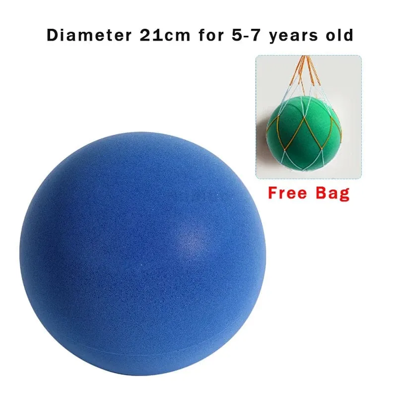 Leiser Basketball, Größe 7, quetschbarer, stummer Bouncing-Basketball, Indoor-Leiseball, Schaumstoff-Basketball, 24 cm, Bounce-Fußball, Sportspielzeug