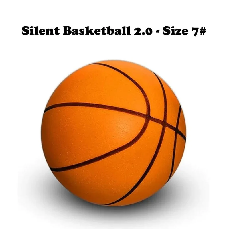 Leiser Basketball, Größe 7, quetschbarer, stummer Bouncing-Basketball, Indoor-Leiseball, Schaumstoff-Basketball, 24 cm, Bounce-Fußball, Sportspielzeug