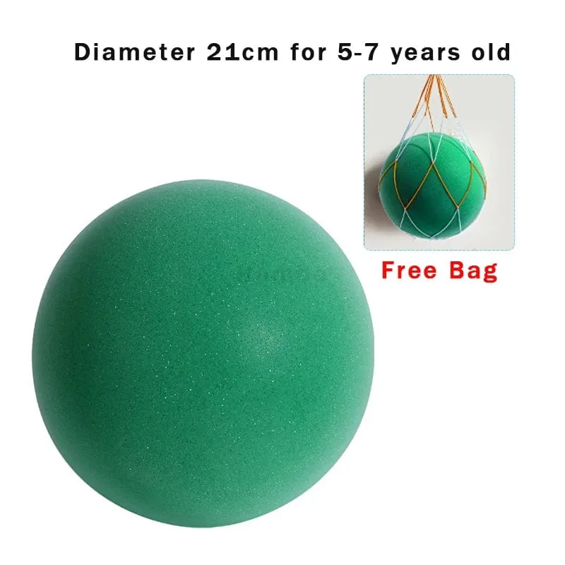 Leiser Basketball, Größe 7, quetschbarer, stummer Bouncing-Basketball, Indoor-Leiseball, Schaumstoff-Basketball, 24 cm, Bounce-Fußball, Sportspielzeug