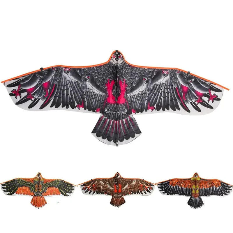 1.1 m Adlerdrachen mit 30 Meter Drachenschnur Großer Adler fliegen Vogeldrachen Kinder Bestes Geschenk Familienausflüge Garten Outdoor Sport Spiel