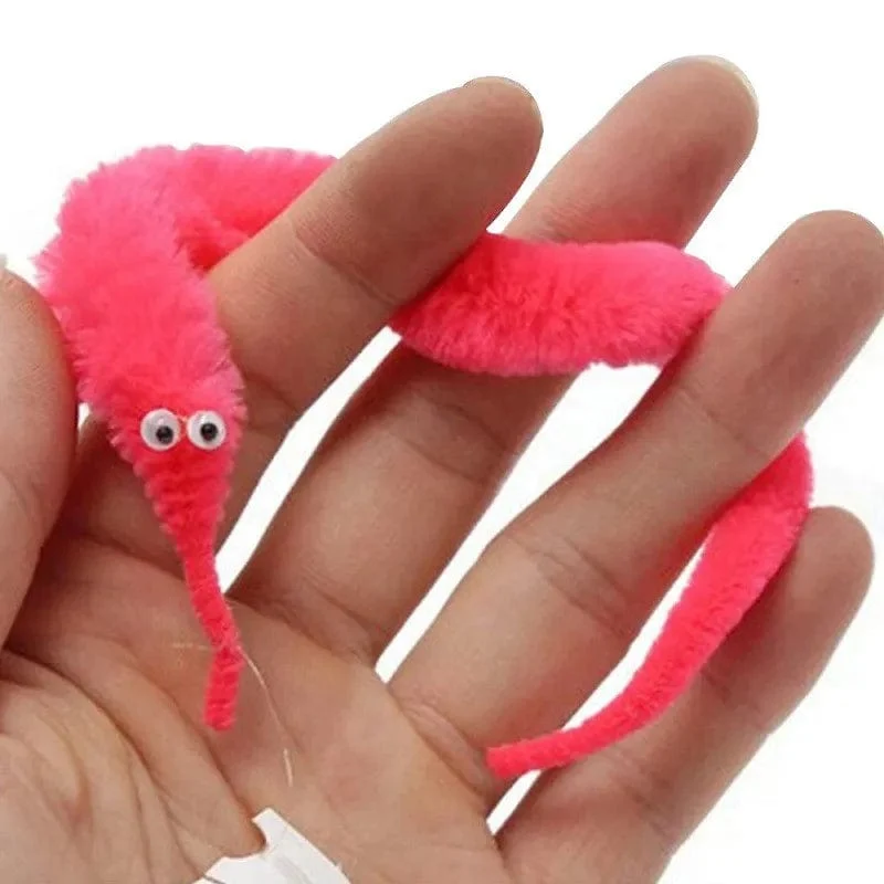 5/10/20 stücke Twisty Worm Zauberspielzeug Party Favors Fuzzy Worm On A String Weihnachten Halloween Wizard Neue Seltsame Trick Spielzeug für Kinder