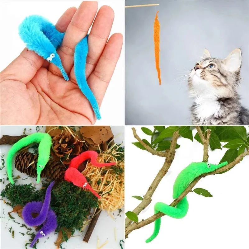 5/10/20 stücke Twisty Worm Zauberspielzeug Party Favors Fuzzy Worm On A String Weihnachten Halloween Wizard Neue Seltsame Trick Spielzeug für Kinder