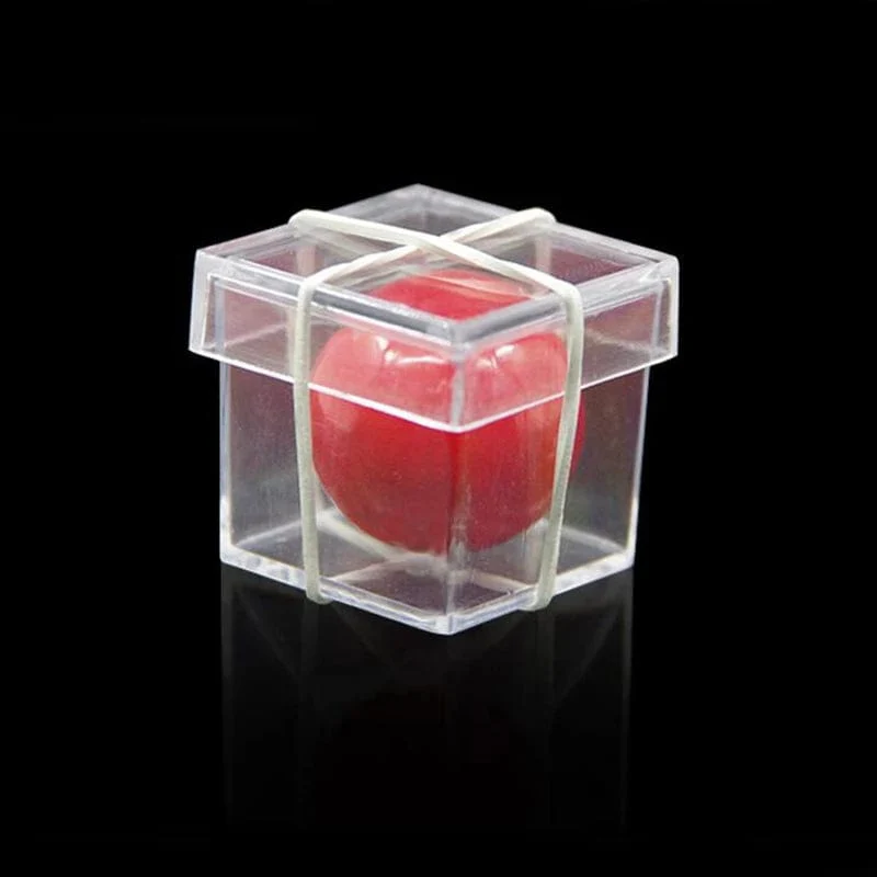 Bandit Ball Durchdringen Durch Klare Box Zaubertricks Zauberer Close Up Street Illusions Gimmick Requisiten Mentalismus Komödie Spielzeug Magia