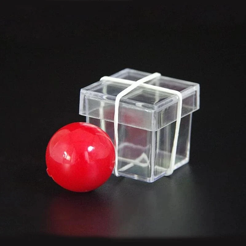 Bandit Ball Durchdringen Durch Klare Box Zaubertricks Zauberer Close Up Street Illusions Gimmick Requisiten Mentalismus Komödie Spielzeug Magia