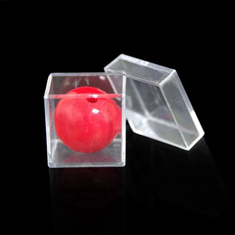 Bandit Ball Durchdringen Durch Klare Box Zaubertricks Zauberer Close Up Street Illusions Gimmick Requisiten Mentalismus Komödie Spielzeug Magia