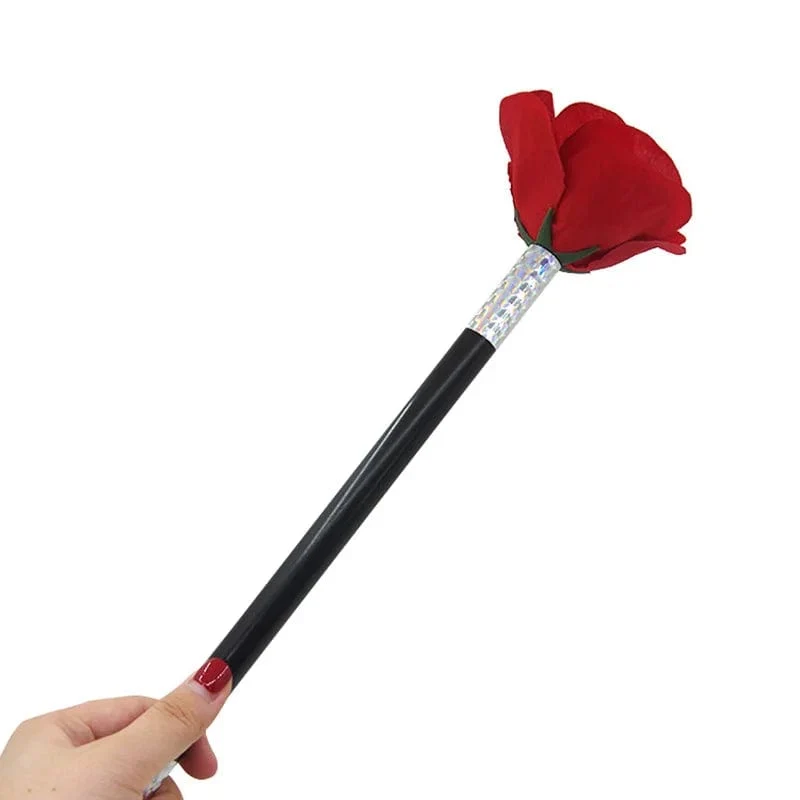 Stick To Rose/Blume Zaubertricks Blumen Close Up Straße Bühne Zauberrequisiten Spielzeug Werkzeuge Gimmicks Requisiten Zubehör Lustige Geschenke
