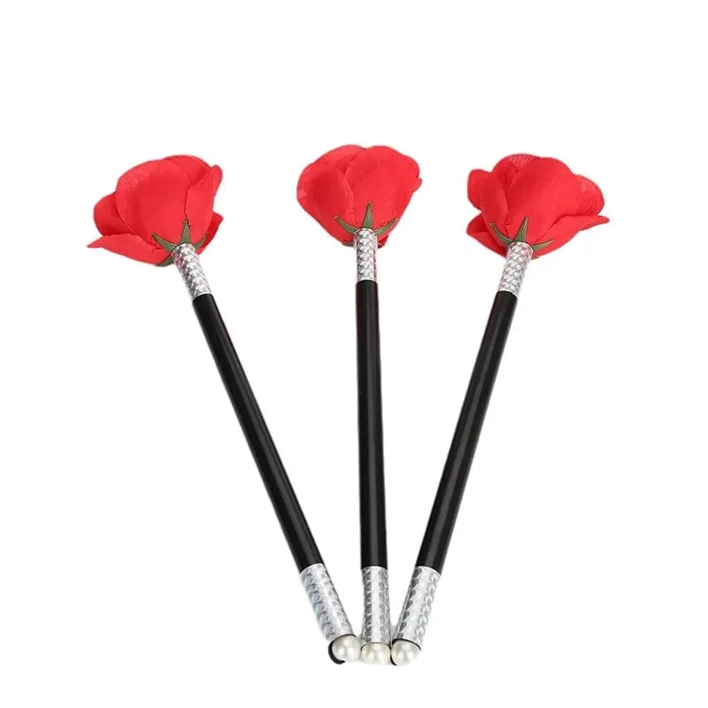 Stick To Rose/Blume Zaubertricks Blumen Close Up Straße Bühne Zauberrequisiten Spielzeug Werkzeuge Gimmicks Requisiten Zubehör Lustige Geschenke